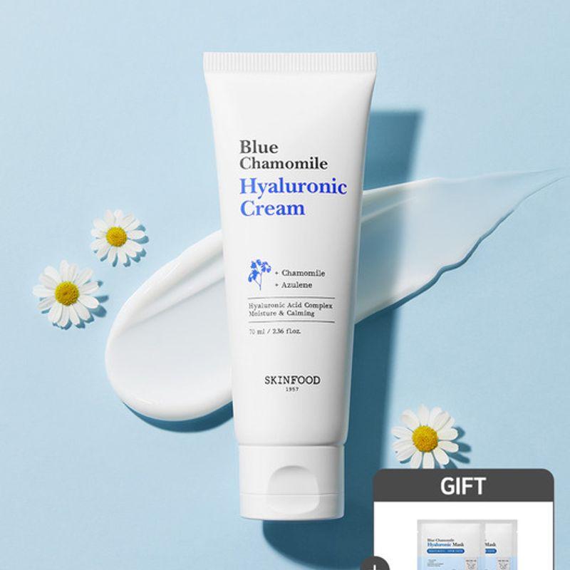 

[2 free mask packs] 1 Blue Chamomile Hyaluronic Cream 70ml