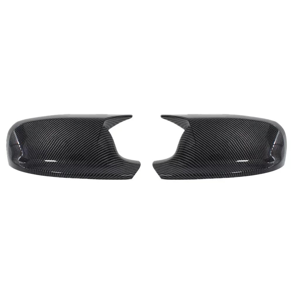For BMW X1 E84 X3 F25 2010 2011 2012 2013 Car Rearview Side Mirror Cover Wing Cap Exterior Door Housing Shell Trim ABS Carbon