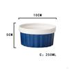250 ml Keramik-Auflaufförmchen, Auflaufförmchen zum Backen, Porzellan-Backschalen, Dessert, Soufflé-Gerichte,
