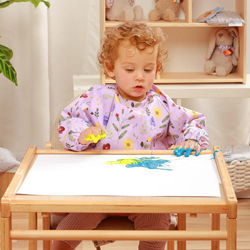 Garden 6M+ Long Sleeve Bib, Babyono