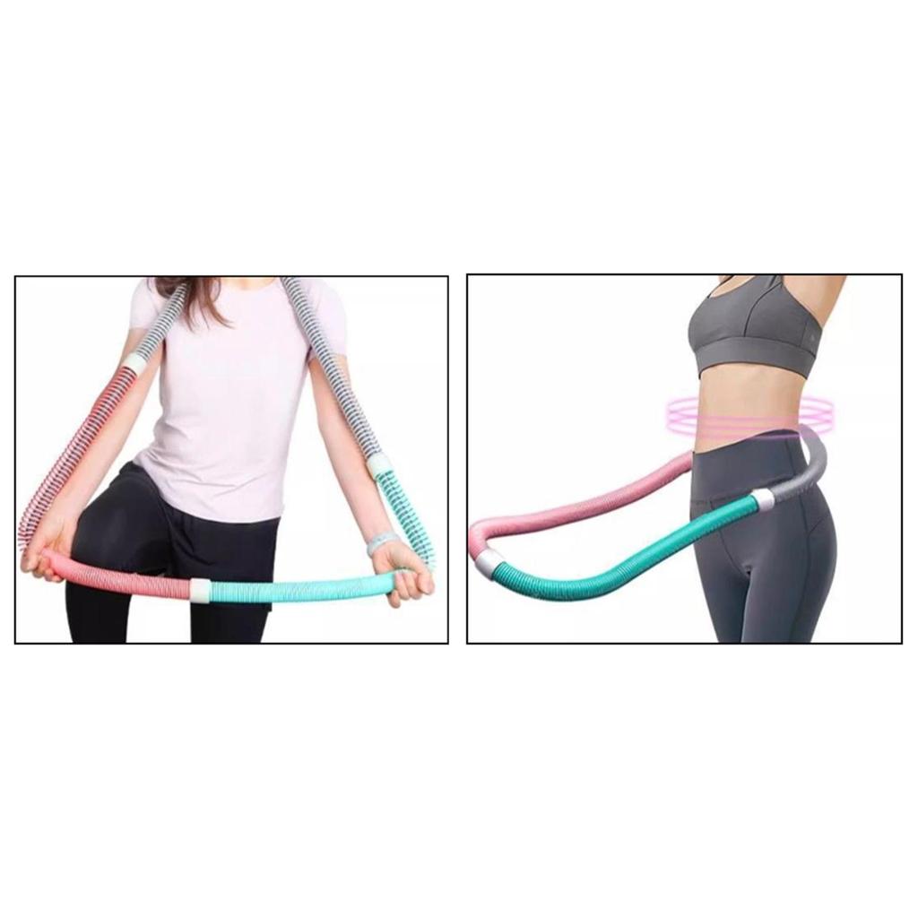 Fitness Hoop for Core Strength Training Indoor Outdoor PVC Equipment Kids