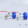 Adaptateur de robinet de réservoir IBC S60*6 filetage grossier vers vanne de remplacement à connexion rapide en laiton/alliage 16 mm pour robinet de jardin et de maison