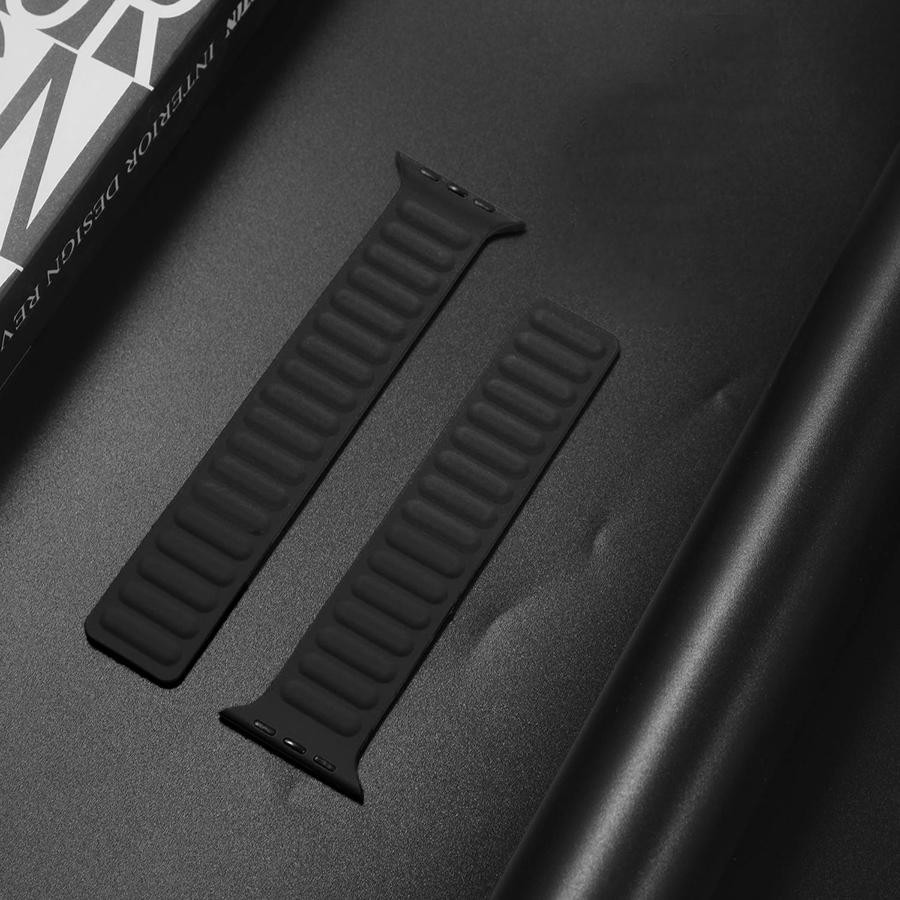 

Watch Leather Link Band Magnetic Strap For iWatch Series 6 5 4 3 2 42/44mm
