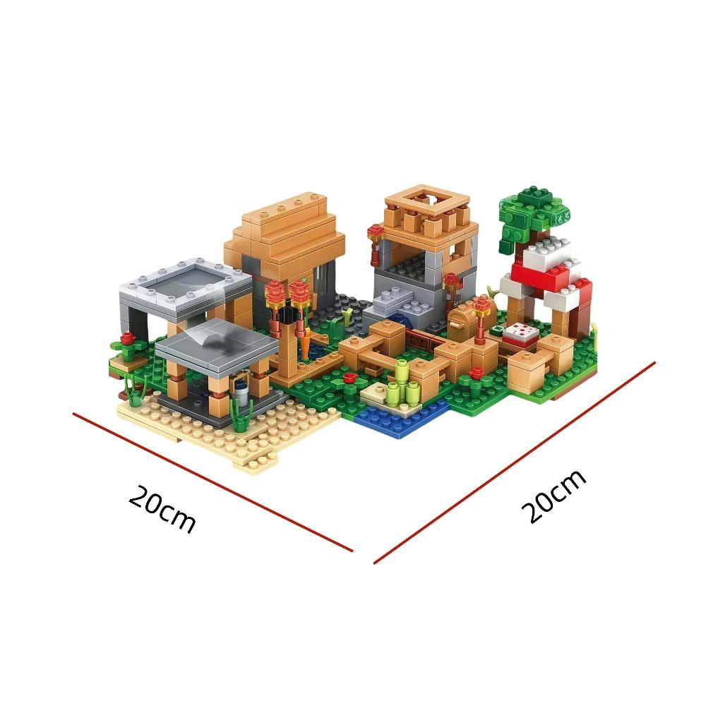 1000+PCS Dark Dragon & Village Combo Bricks | Creative DIY Toy | Decor & Gift for Collectors