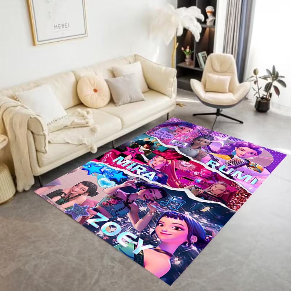 Futuristic Fashion Show Floor Rug Office Rug Design for Dormitory Bedrooms Decorate room Kitchen Anti-slip Rug Decorate Offices Gift for Festivals