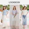 Women's Lyocell Lightweight V-Neck Knit Short-Sleeved Cardigan
