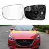 For Mazda 3 Axela 2017 2018  Car Accessories Door Wing Rear View Mirrors Reflective Lens Rearview Mirror Lenses Glass