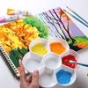 Plastic Art Pigment Tray White Painting Palettes Paint Container Oil Watercolor Palette  Class