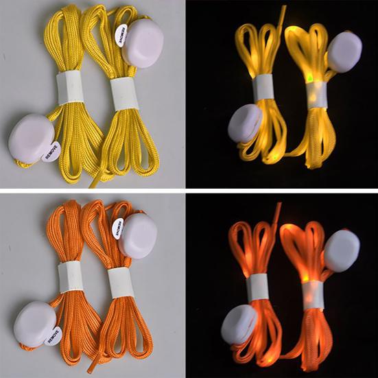 1 Pair Luminous Shoelaces High Brightness Cool Lightweight LED Sport Shoe Glowing Laces for Dancing