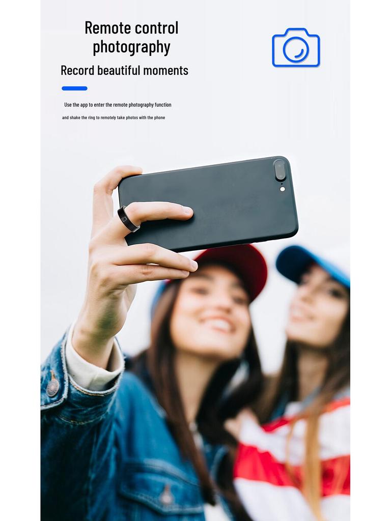 R20 Keramik Wasserdichter Smart Ring: Überwacht Herzfrequenz, Blutdruck, Blutsauerstoff, Schlaf, Bewegung & unterstützt NFC.