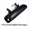 1/2/4 pcs For Honda Fit City Jazz 2002-2008 Black Exterior Outside Car Door Handle Front or Rear Left Driver or Right Passenger