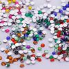 500 Pcs 2.0mm Shinning Tips Rhinestones Gems Round Wheel Manicure Art