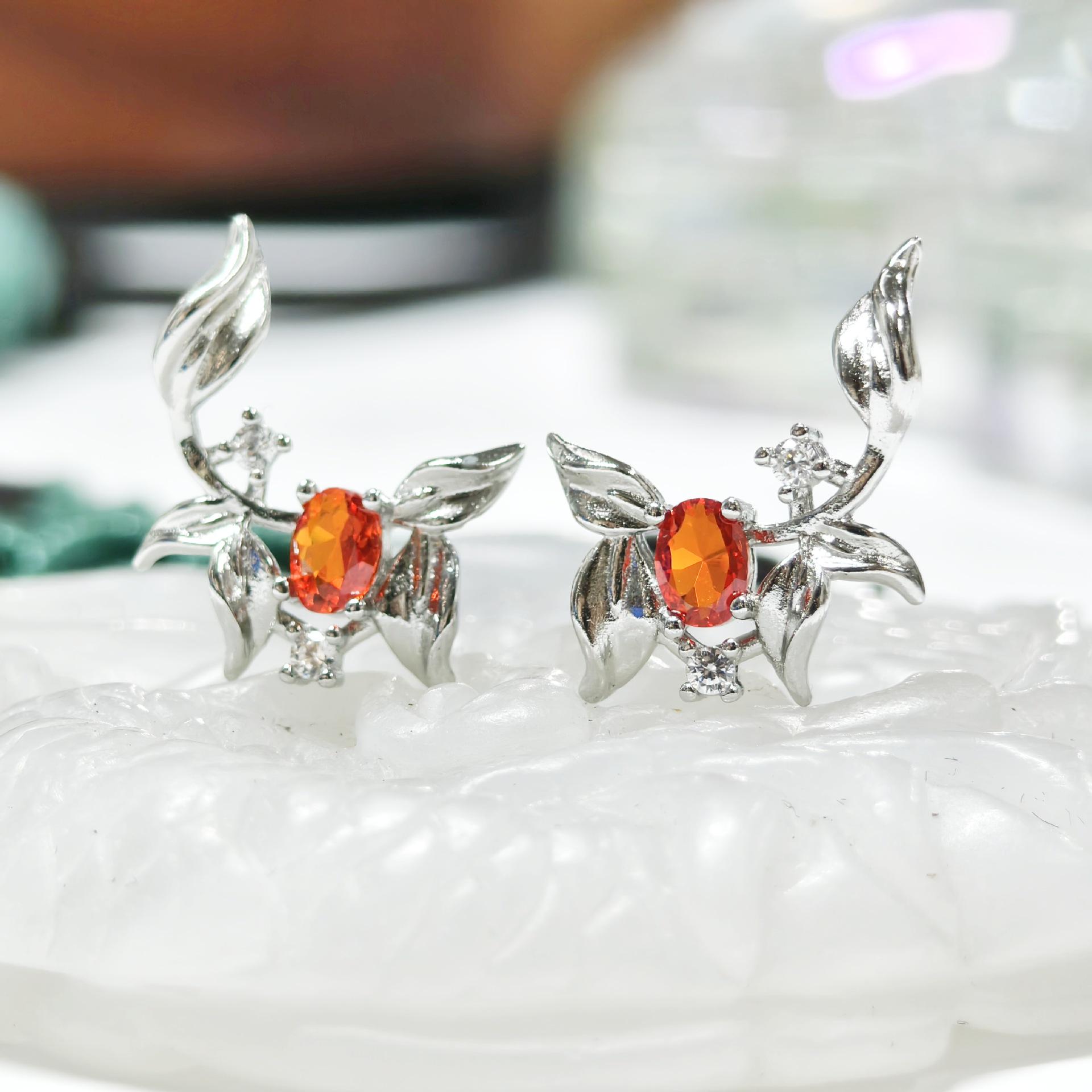 Gesi En Women s Unique Butterfly Design Zirconia Stud Earrings - Exquisite and Colorful Luxury Jewelry