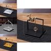Luxury Metal Square Tissue Box Holder For Home Office Restaurant Table Decor