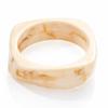 European and American popular smudged coffee bracelet resin women's arc bracelet student girlfriend ring jewelry