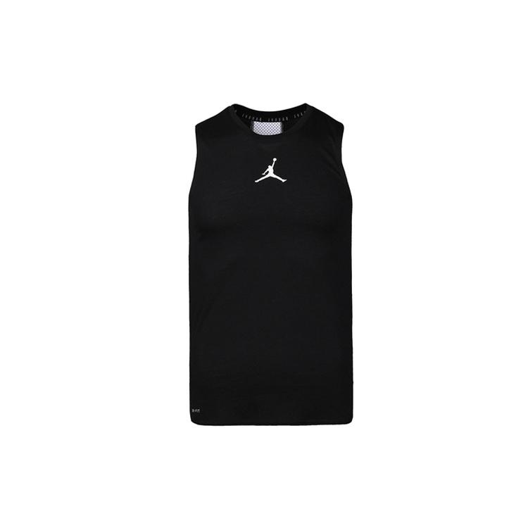 Air Jordan Air Logo Printing Breathable Basketball Vest Black Men s CZ7851-010 M