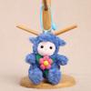 Plush Sheep Keychain With Knitted Flower Design For Girls And Women Accessories