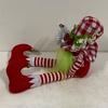 Christmas Gnome Long Legs Elf for Doll Ornament Crafts Restaurant Bar Party Back