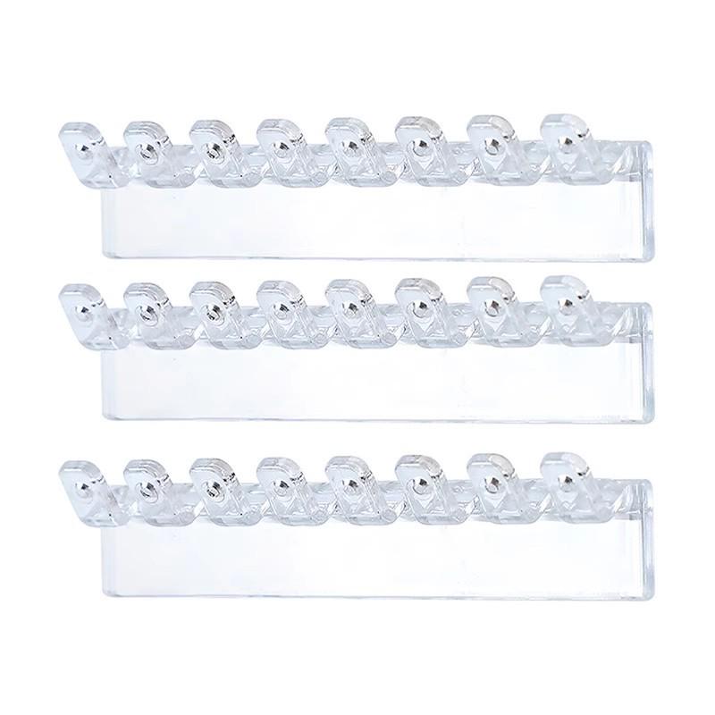 

Cross Wall-Mount Jewelry Rack: Multifunctional Necklace, Earring, Hair Tie, and Ornament Display Hanger.