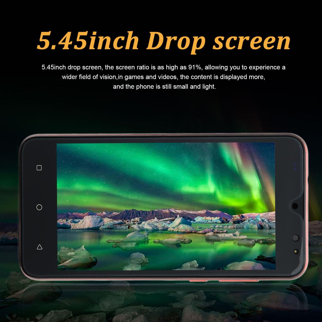 5.45 Inch Smartphone Face Unlock 2 and 16G Maximum Support 128G High Resolution Cell Phones for 3G