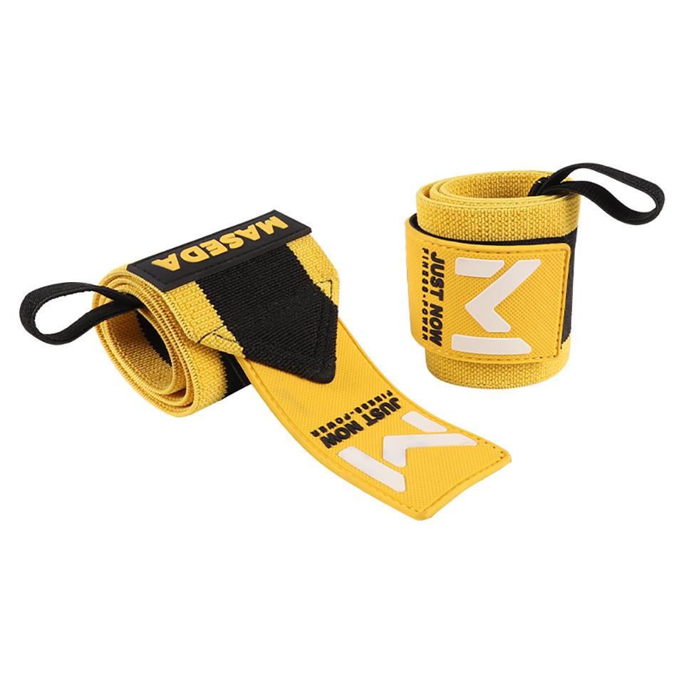 Gobygo 1Pair Wrap Around Wrist Wraps Joint Strain Pain Fitness Wrists Tendon Sheaths Sleeves Exercise Bench Press Weightlifting