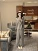 Korean Style Pajama Set: Women's Cute Lace Doll Collar, Long Sleeve & Pants for Spring/Autumn