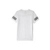 adidas T Shirts Men's White Crew Neck Moderate Straight Fit BK6126