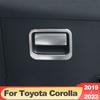 Naklejki na osłonę uchwytu schowka na rękawiczki ze stali nierdzewnej do Toyoty Corolla - 2022 E210 Akcesoria dekoracyjne