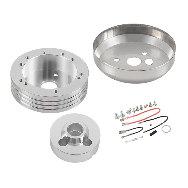 Steering Wheel Hub Hub Adapter for 5 Hole And 6 Hole Wheels Precisions Aluminum Construction Secure Installation