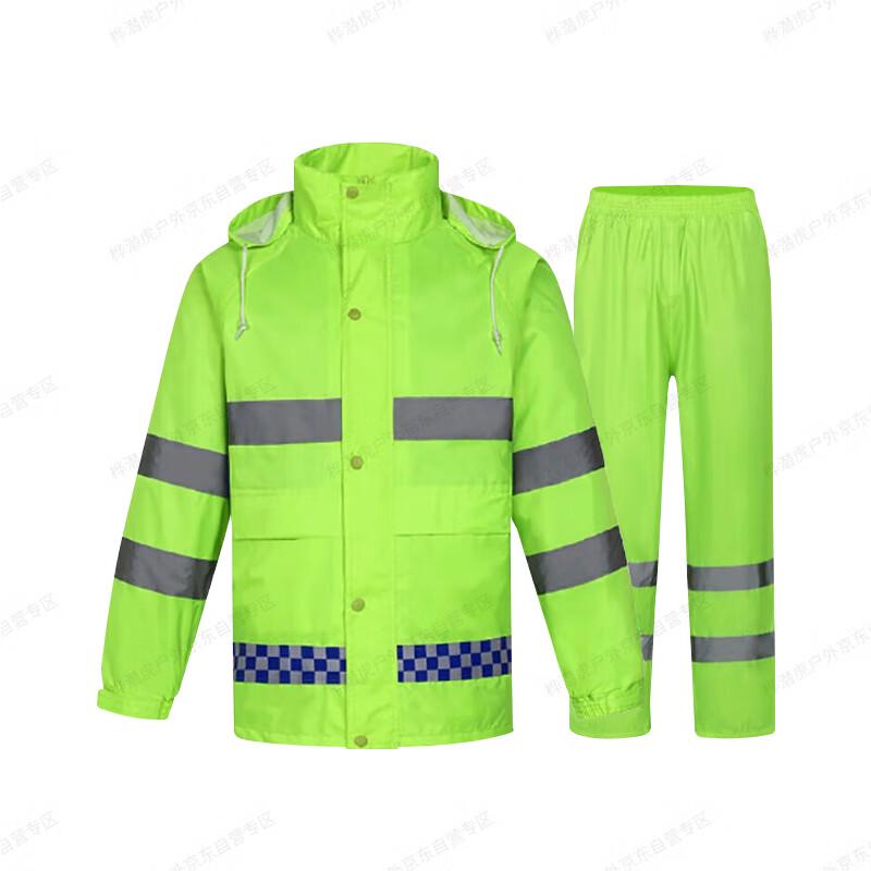 High-Visibility Reflective Rain Suit