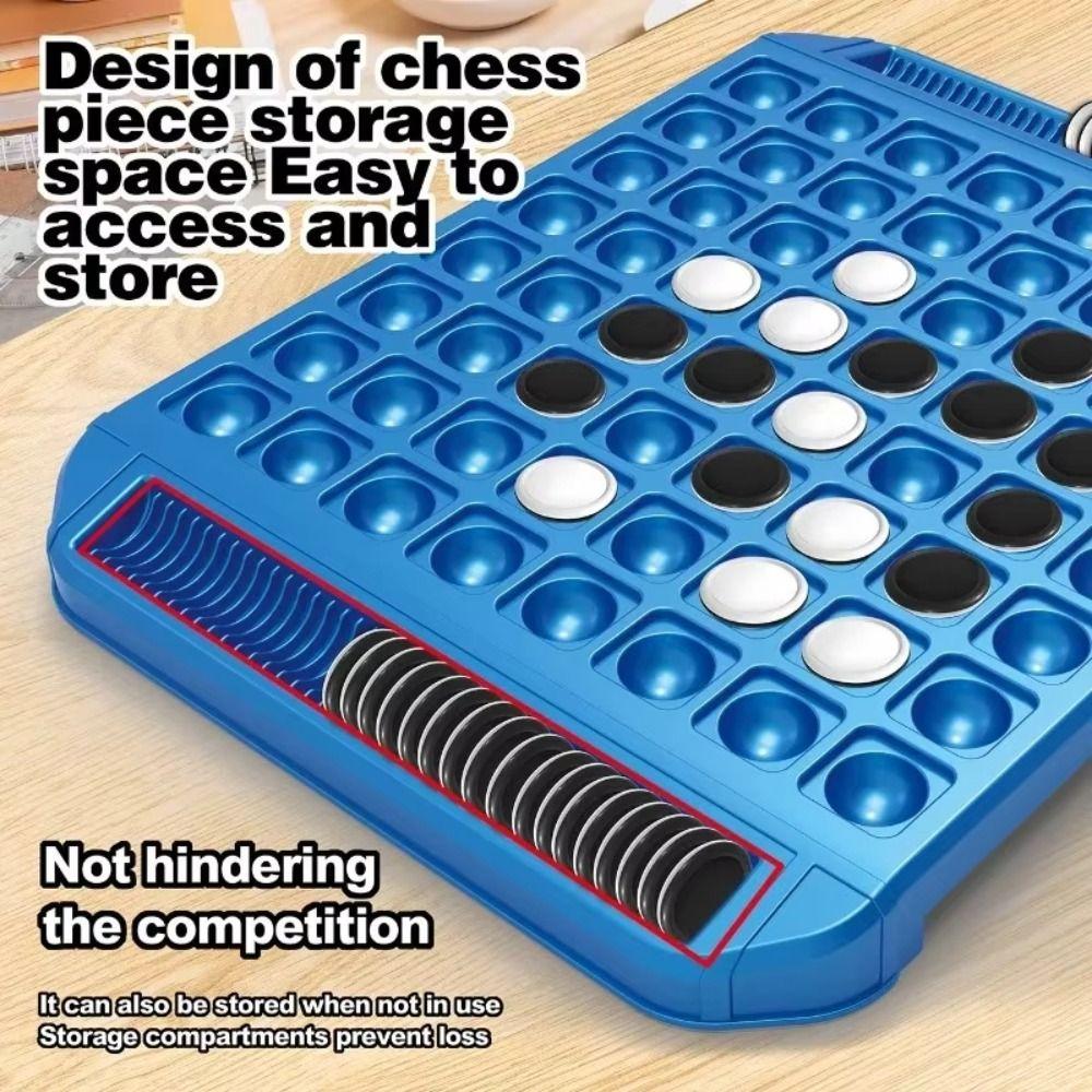 Parent-Child Interactive Flip Black White Chess Board Reversi Strategy Board Game  Party Game