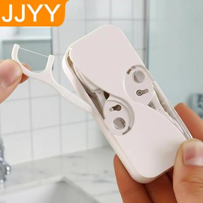 Portable Dental Floss Dispenser Automatic Picks Teeth Cleaning Travel Case Oral Hygiene Supplies