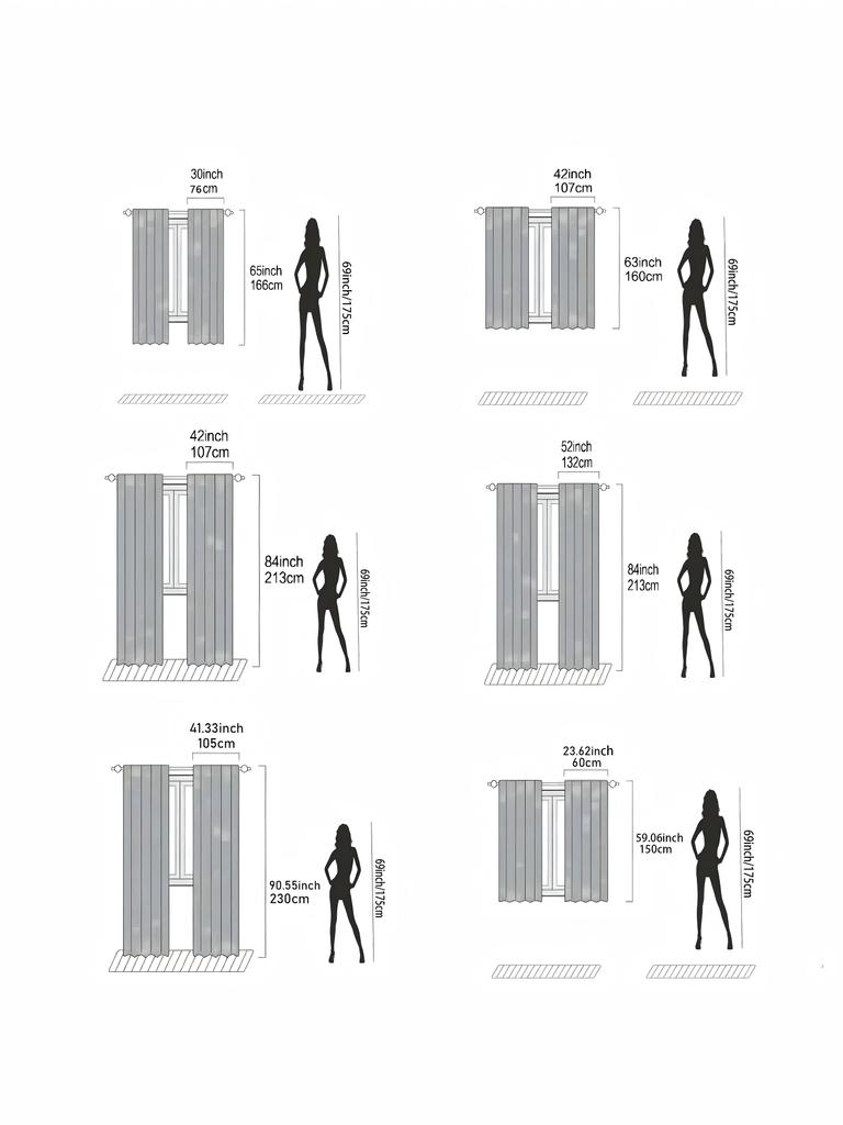 2 pieces of Black and white Wolf printed curtains, pole bag curtains 30*65, bedroom and living room, , home decoration