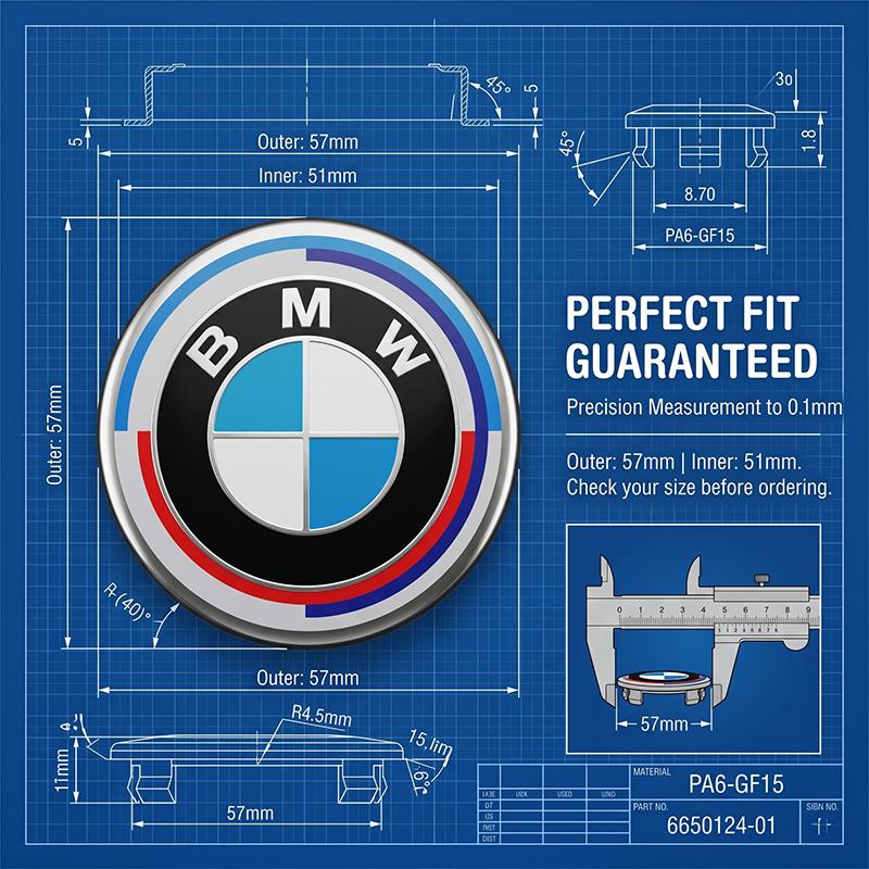 56MM Hub Center Cap Rim Hub Dustproof Cover Emblemem Car Wheel Center for Bmw M M4 M5 M6 F11 X3 F25 F20 F30 G20 F31 F34 F10 G30