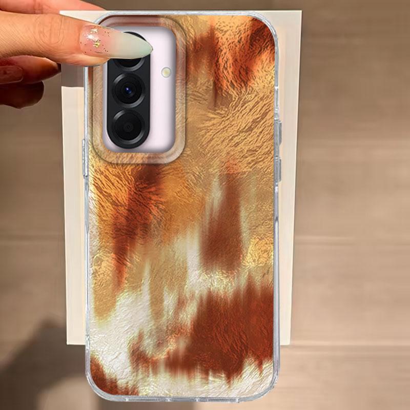 

Чехол для Samsung Galaxy A56 A36 A16 A25 A35 A26 S25 S24 Plus Ultra FE 5G Чехол для телефона Ретро Текстура Градиент Для Samsung A55 Сумка Samsung Galaxy S22 белый