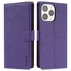For iPhone 14 Pro Max Case PU Leather Magnetic Clasp Shockproof Cover
