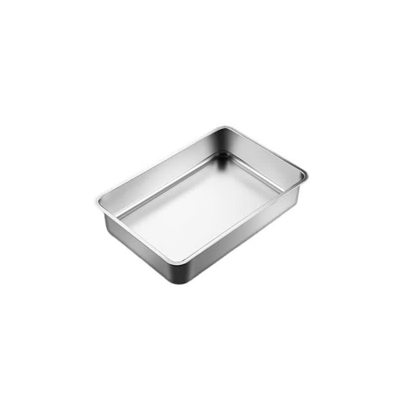 LIJIA Stainless Steel Rectangular Serving Tray
