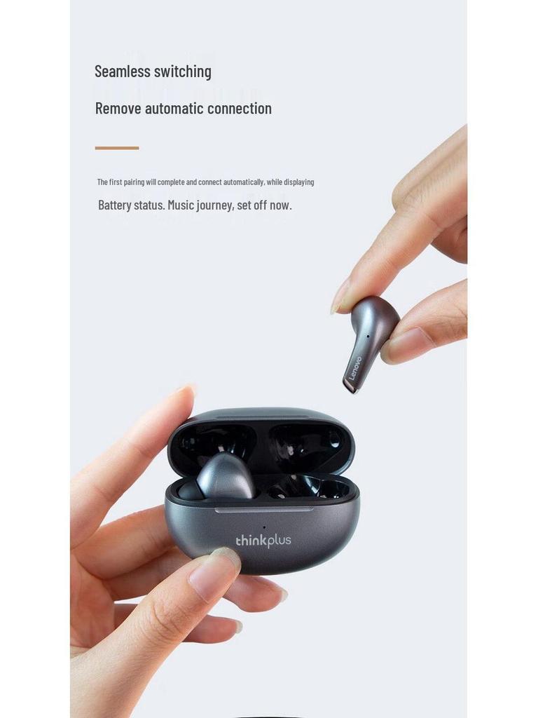 ThinkPlus LP5 TWS Wireless Bluetooth Earbuds: Noise-Canceling, Sports & Gaming Headset for Music