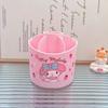 Sanrio Macaron Rotating Pen Holder Office Desktop Storage Box Kulomi Student Dormitory Desk Storage Pen Holder