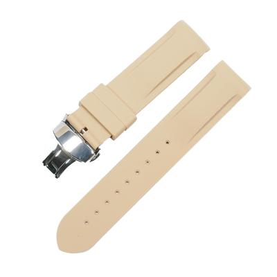 Swatch X OMEGA Exclusive Rubber Strap with D-Buckle (Light Brown)