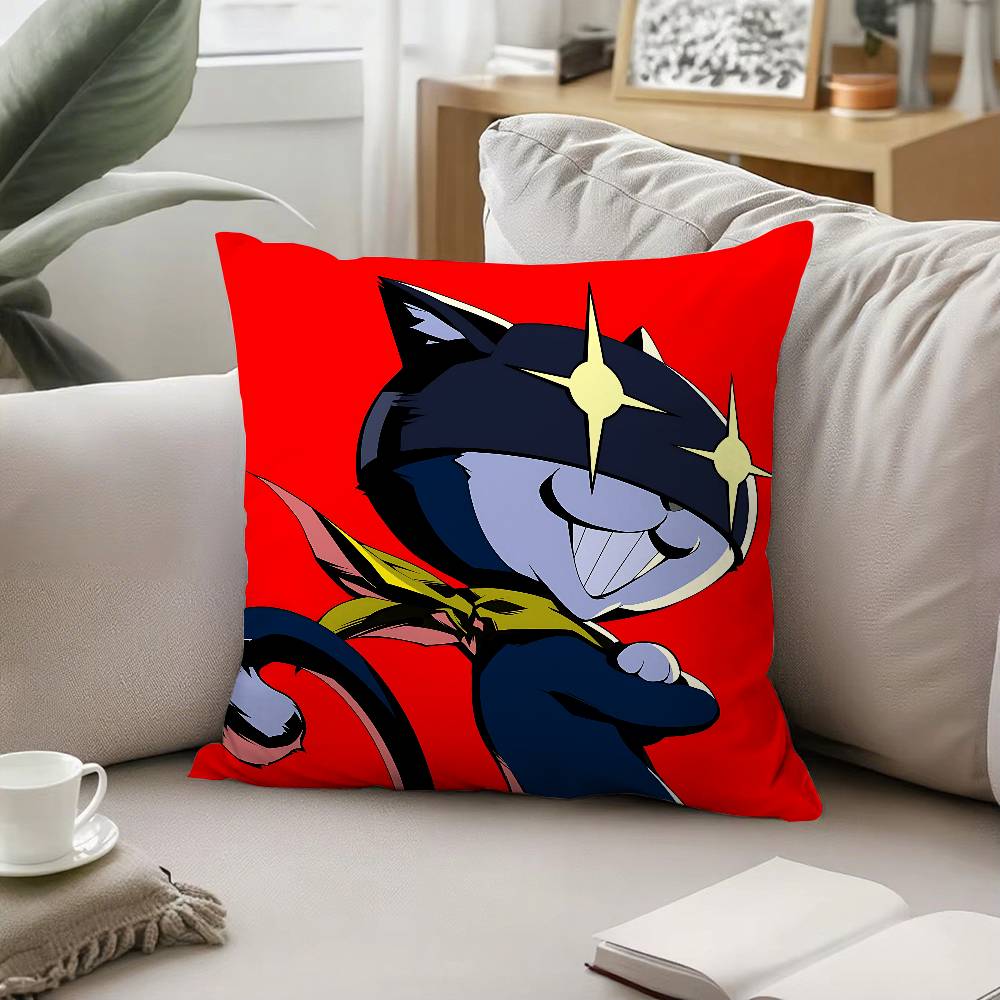 Game Joker Panther Mona Pillow Case Cushion Cover Soft Cute Throw Pillow Case For Car Sofa Pillowcase Polyester With Zipper