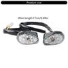 Waterproof  LED Flush Mount Turn Indicators for Motorcycles 14 LED Enhanced Brightness ABS PC Construction