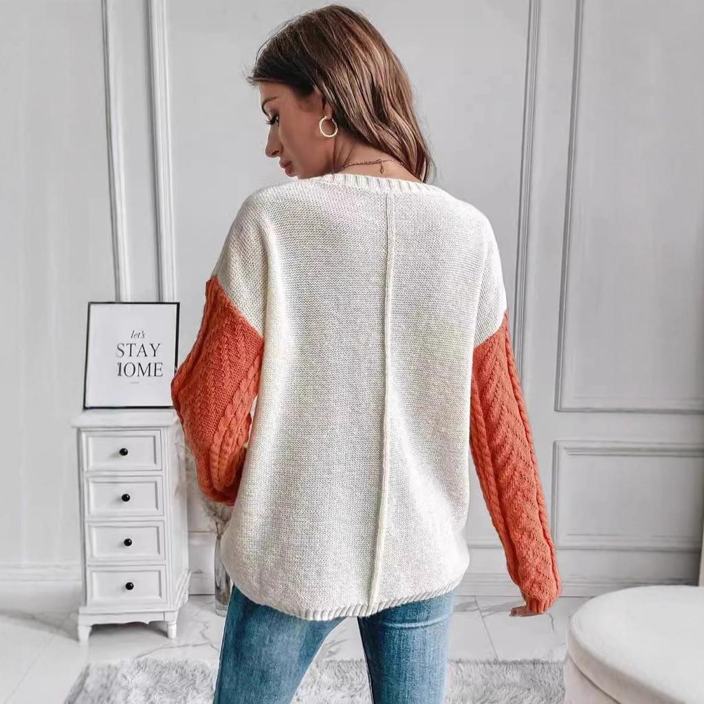 New Sweaters, Women's Clothing, Casual Patchwork Pockets, Pullover Knitted Sweater, Women's Top Sweater, Winter Inner Top