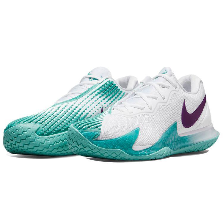 Nike Court Zoom Vapor Cage 4 Rafa White Washed Teal Men Sneakers Red-Plum DD1579-153