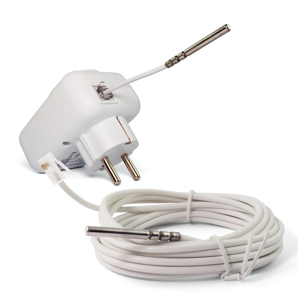 Inteligentne Gniazdko Wifi Z Termostatem 16A Wyświetlacz Led Tuya