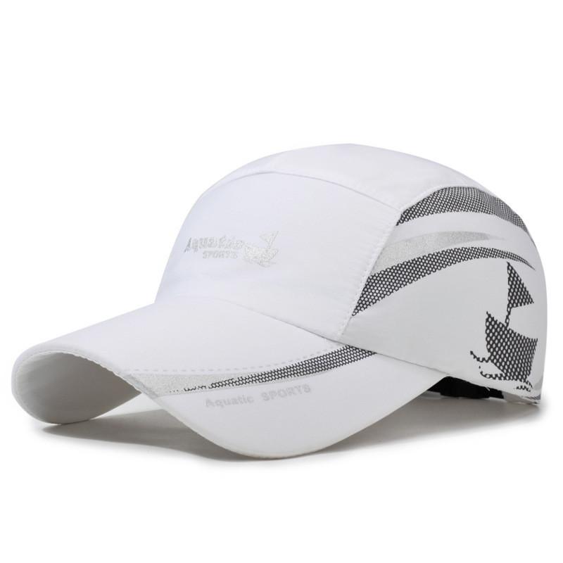 Summer Cap Baseball With Letter Printing And Mesh Breathable Design For Daily