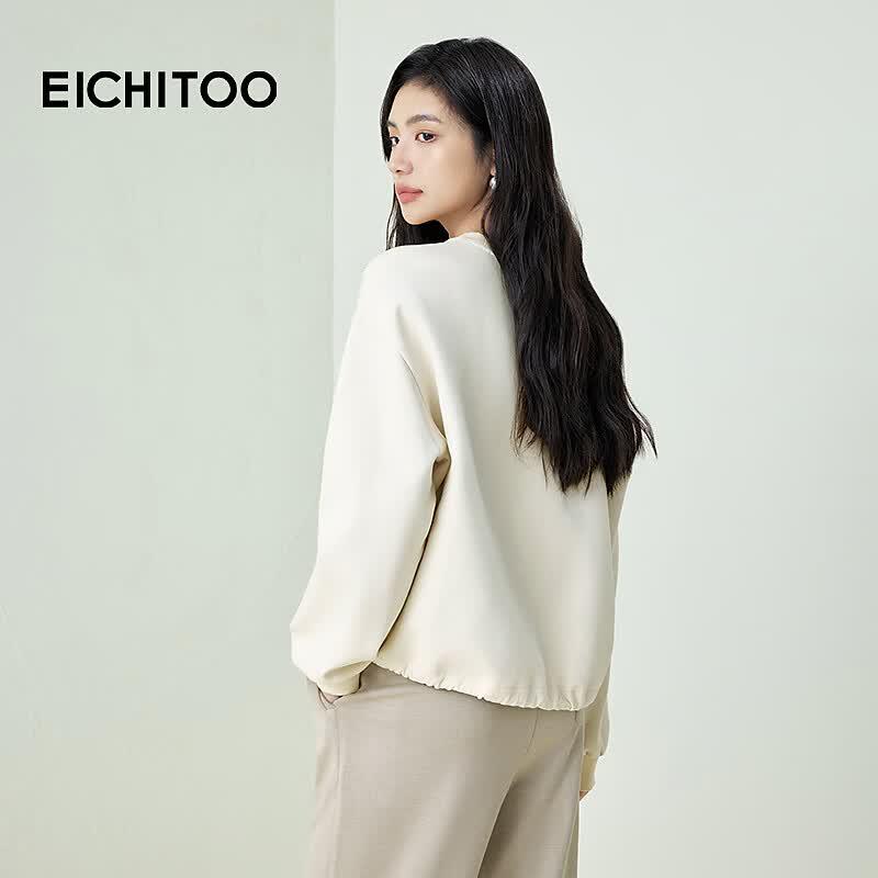 Aijutu Women's Loose Patchwork Sweatshirt