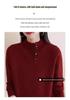 Plus Size Women's Sweater: Half High Neck, Ideal for Spring, Autumn, Winter – Versatile Knitted Layer for Belly Coverage