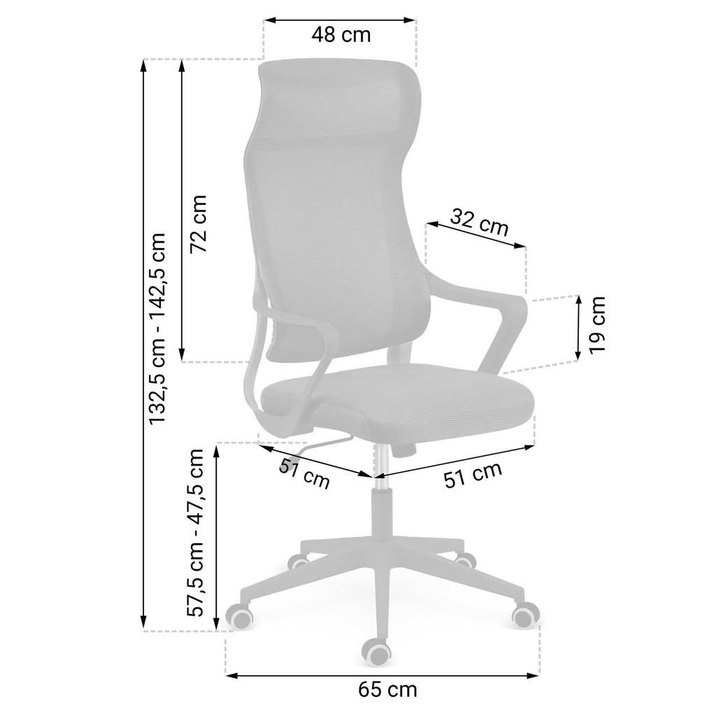 Sofotel Labi Micro-Mesh Office Chair, Black