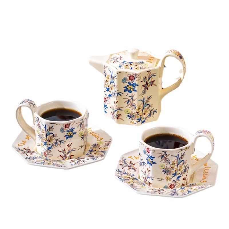 High-End Exquisite Coffee Cup And Saucer Set, Newlyweds, Housewarming, New Home, Giving Friends, Practical Tea Set, Hand Gift, Heating Gift